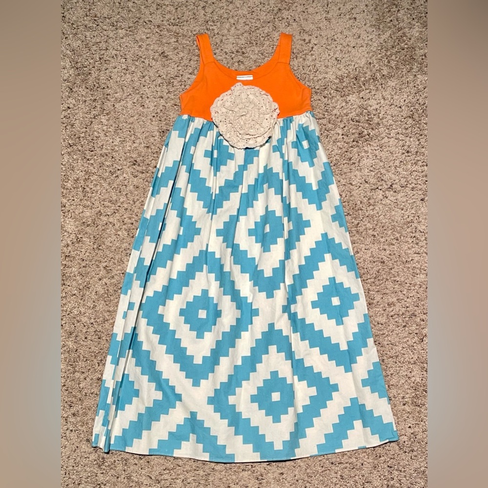 Peaches ‘n Cream | Girls Maxi Dress | Size 5